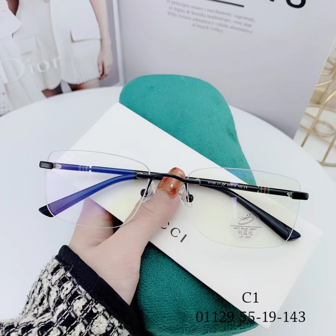 

Очки без оправы с алмазной оправой очки для близорукости оправа для пресбиопии для мужчин и женщин мужские красные очки в сеточку