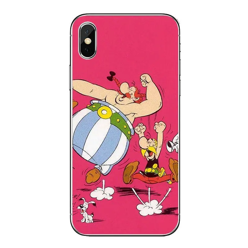 Мягкий прозрачный чехол для iPod Touch iPhone 4 4S 5 5S 5C SE 6 6S 7 8 X XR XS Plus MAX Asterix Популярные