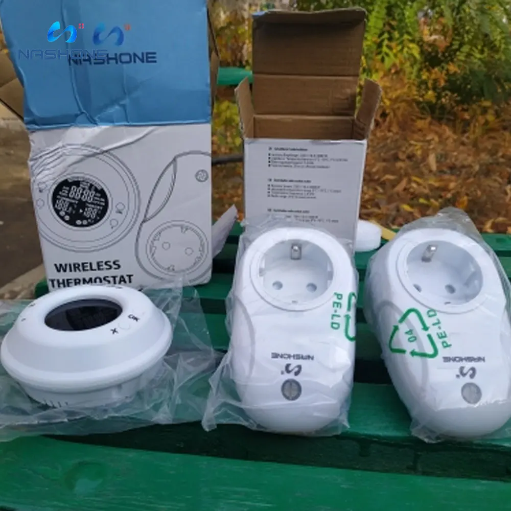 Nashone термостат цифровой беспроводной температурный разъём контроллера с