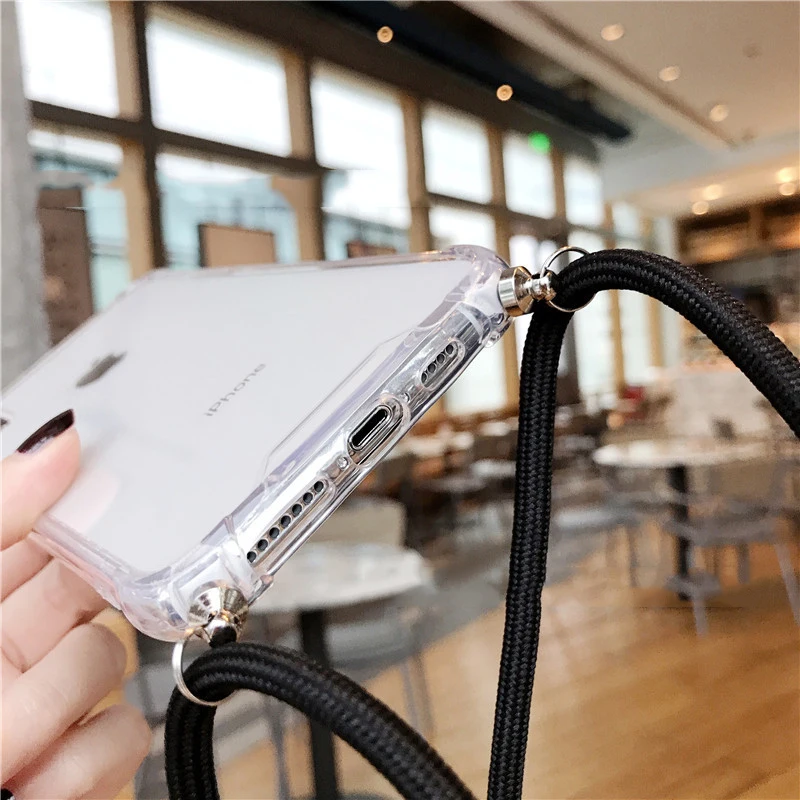 Чехол с шнурком и цепочкой для iphone 7, 8 plus, X, XS, оболочка, Кроссбоди, ожерелье, ремешок, чехол для телефона s, для iphone 7, P, 8, P, 7, 8 plus, X, XS, чехол
