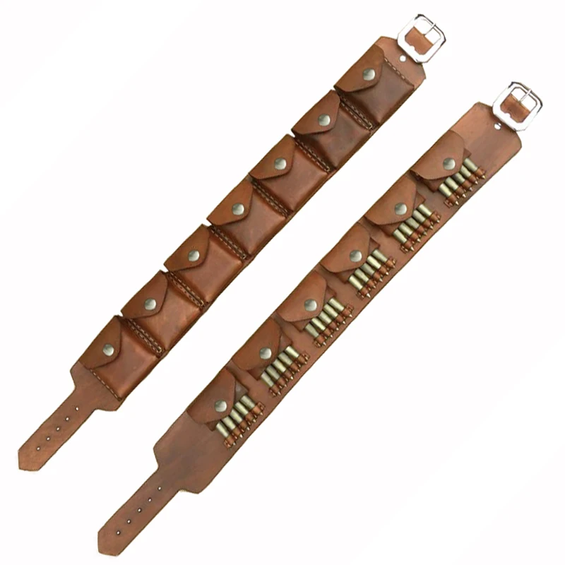 Песочные люди Косплей Костюм Tusken Ammo ремень Bandolier кожа картриджный мешочек Uncharted 3