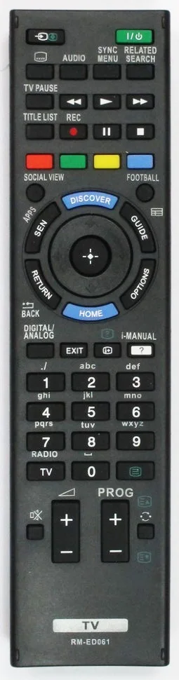 Пульт HUAYU для телевизоров SONY RM-ED061,KDL-60W605B, KDL-50W705B, KDL-48W605B, KDL-42W705B, KDL-40W605B, KDL-32W605A