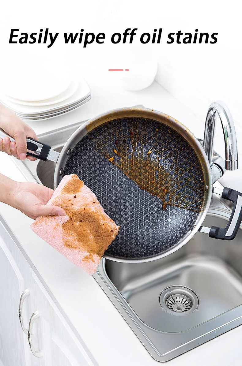 

Dish Towel, Dish Cloth, Rag, Non-stick Oil, Kitchen Special Decontamination Thickened Strong Water Absorption and Oil Absorption