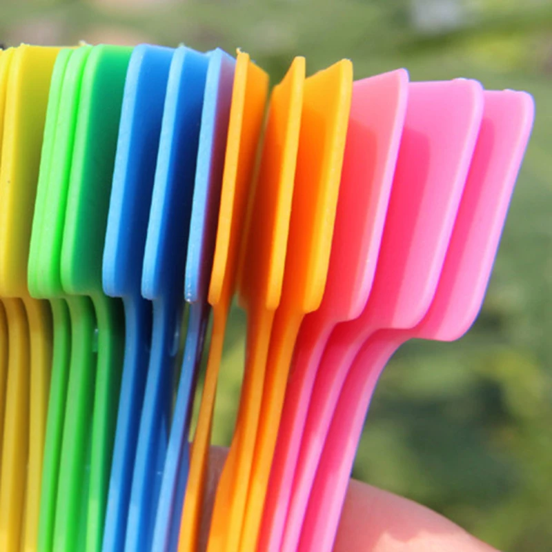 50 шт пластиковые этикетки для растений садовые маркеры Т образные бирки