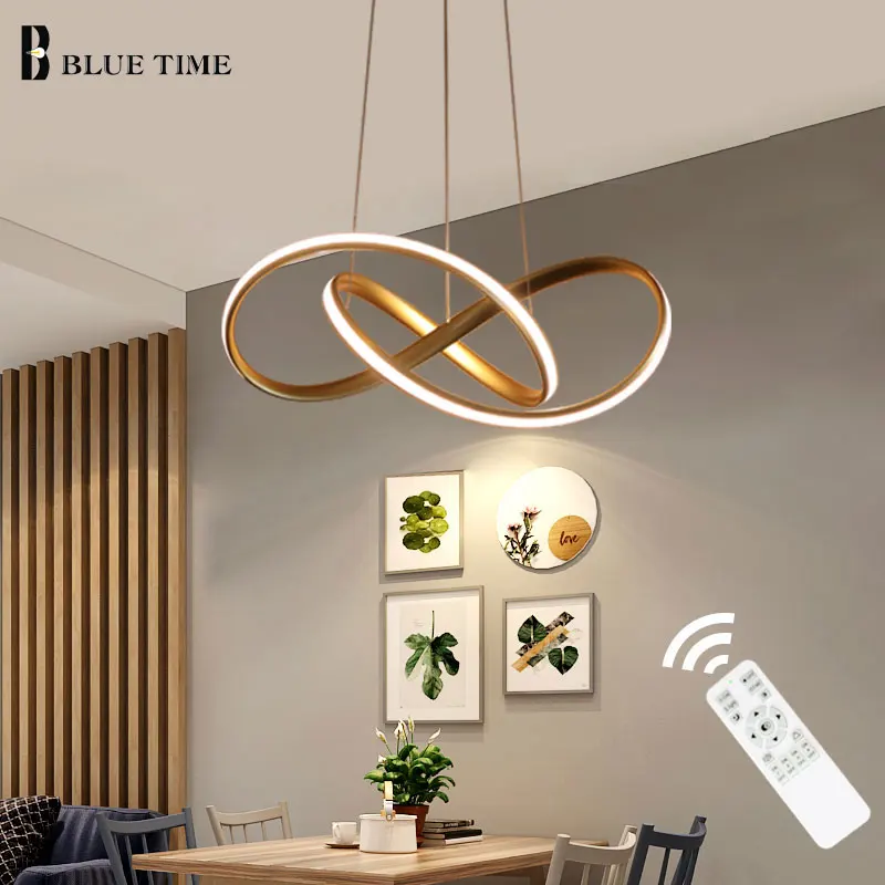 Простая светодиодная люстра современная лампа для гостиной кухни столовой Lampare