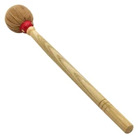 bass drum mallet drumstick single stick beater with coffee cotton cloth head maple wood pole percussion instrument accessories