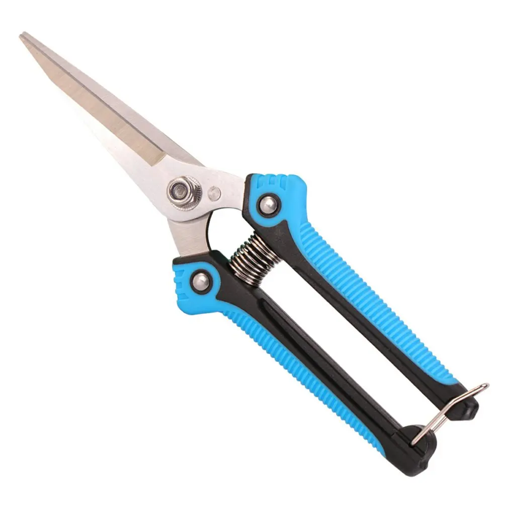 

Straight Blade Pruner Secateurs Pruning Scissors Bypass Sharpener Clippers Garden Tool Bonsai Flower Cultivating Plant Cutter