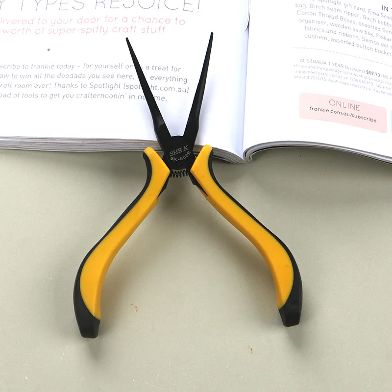 Инструменты для рукоделия duрождения плоскогубцы с мягким черным покрытием