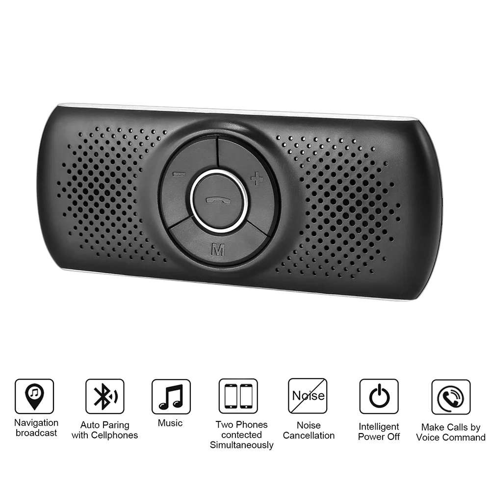 

Комплект Bluetooth комплект беспроводной связи Bluetooth для автомобиля, громкая связь, динамик для телефона, многоточечный солнцезащитный козырек,...