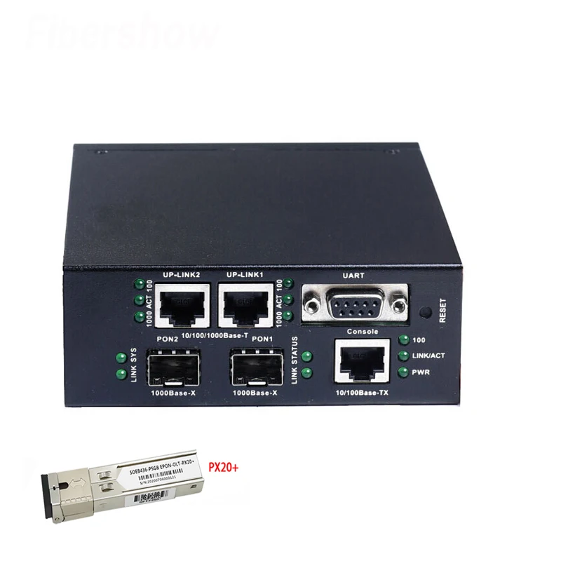 EPON OLT 4PON порты Ethernet ftth CATV Carrier класс высокой плотности волоконно оптический