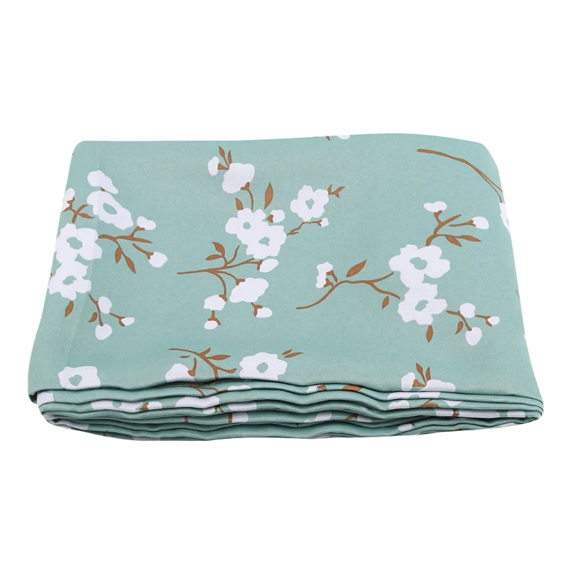 Занавески для гостиной детская спальня зеленый принт полиэстер занавески