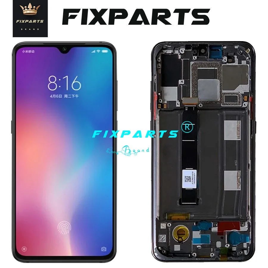 6 3 'ɺMOLED экран для Xiaomi 9 Mi9 ЖК-дисплей сенсорный дигитайзер стекло в сборе +