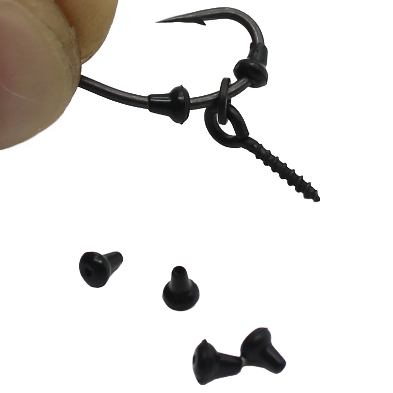 100 шт. аксессуары для ловли карпа застежки крючков зажимы бусин раздвижные