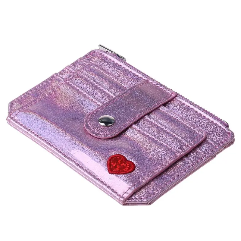 

Y166 Holographic Wallet ID Money Credit Card Holder Pocket Case Business Driver's License Organizer for Women Girls