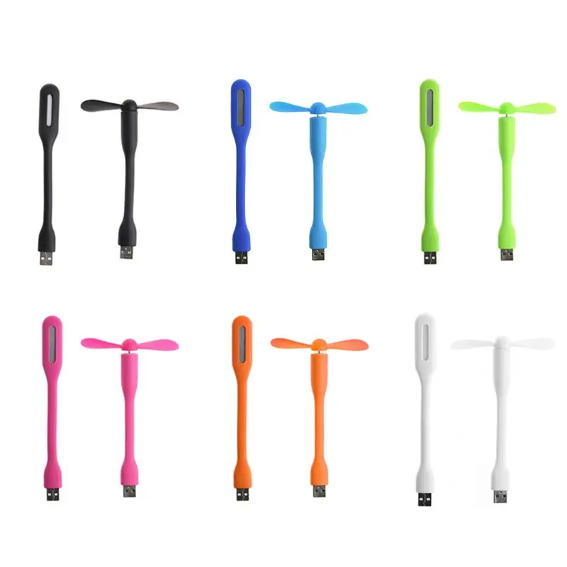 Гибкий USB вентилятор светильник лампа для MacBook ноутбука ПК Внешний аккумулятор