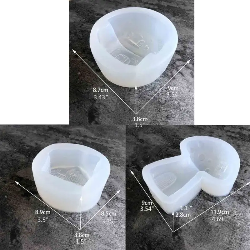 

Handmade Mushroom House Epoxy Resin Mold Pendant Resin Mold Jewelry Making Tools