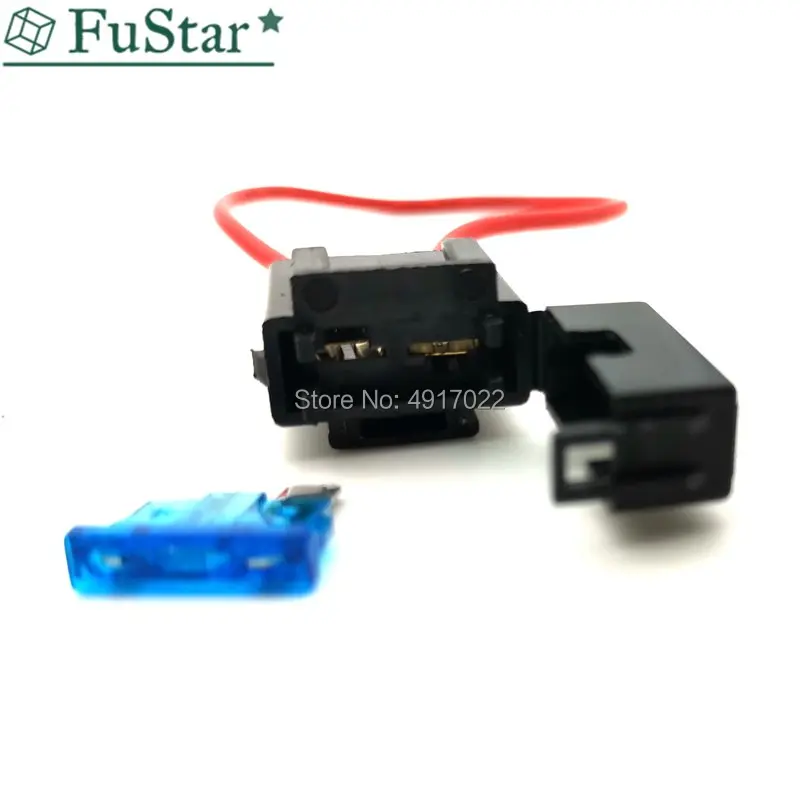 2 шт. в наборе 16AWG 18AWG Авто плавкого предохранителя Водонепроницаемый линии