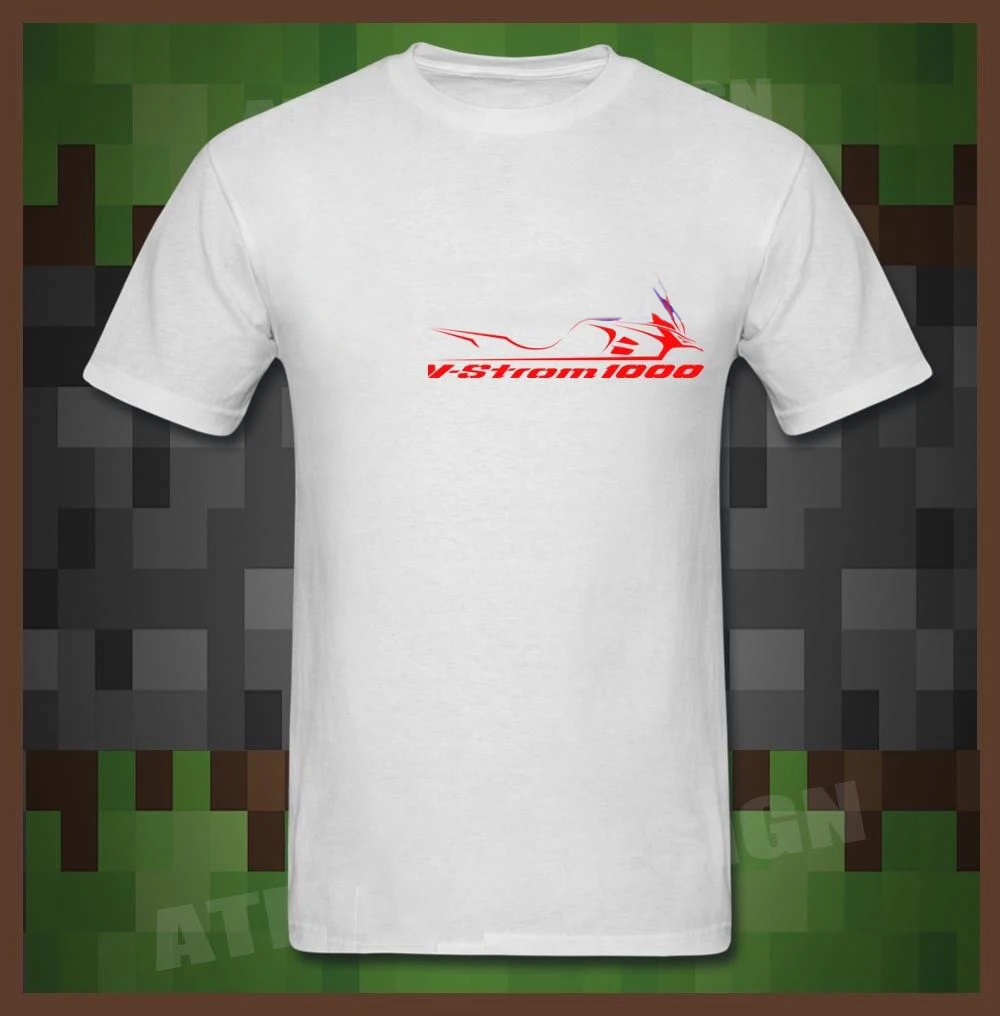 

2019 New Fashion Brand Tops Male Men Japanese Classic Motorcycle Motorrad V-Strom 1000 Adventure Fan Best T Shirts