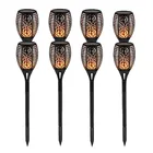 Горячая 33LED Солнечная пламя фонарь светильник мерцание Водонепроницаемый декора сада ландшафтный светильник лужайки путь светильник ing фонарь напольный светильник
