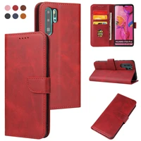 case for huawei p30 pro p40 y9a y7a p smat 2021 mate40 p50 honor 20 luxury leather calf texture wallet shockproof flip cover