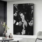 Настенная Картина на холсте Лана Дель Рей плакаты и принты черно-белые настенные картины холст для гостиной домашний декор