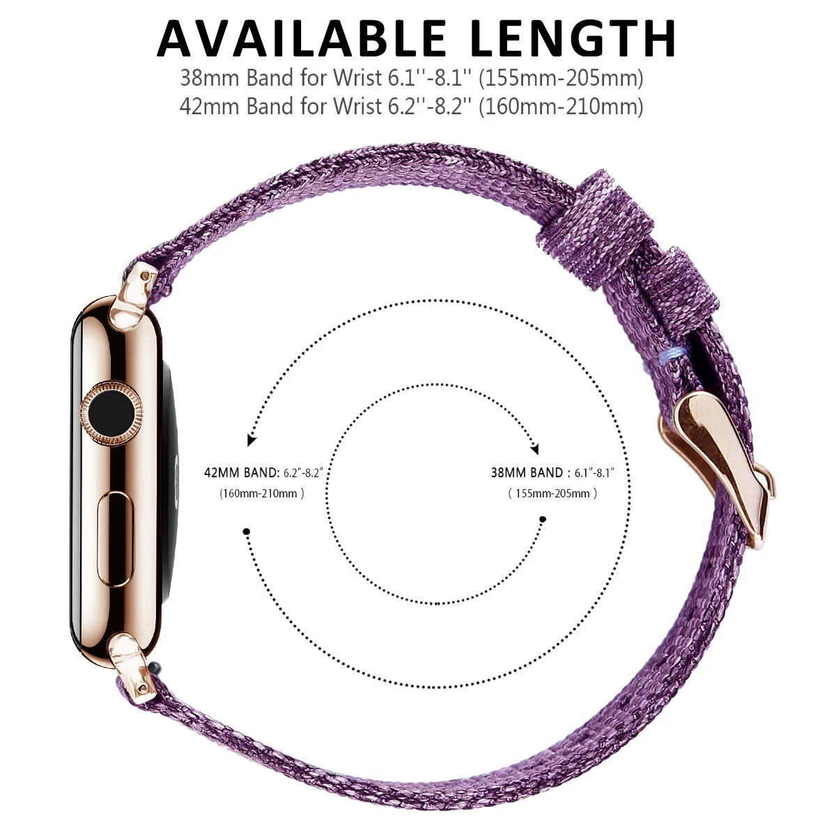 Ремешок нейлоновый для Apple Watch Series 3/2/1 38 мм 42 сменный спортивный браслет iwatch series 6 5 4