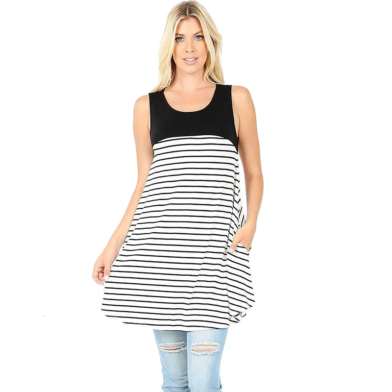 ENXI Sleeveless Maternity Clothes Dresses Pregnancy For Pregnant Women Nursing Dress Breastfeeding |