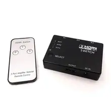 HDMI 3 порта Переключатель сплиттер концентратор с удаленным 1080p