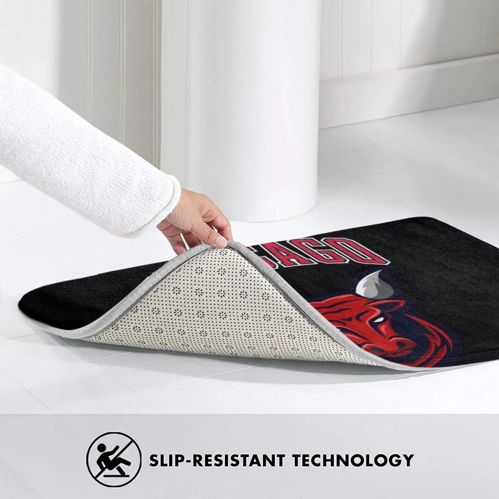 Коврик Чикаго Противоскользящий коврик для входной двери в спальню