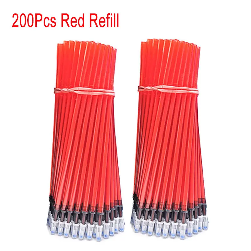 200 шт./компл. 0 5 мм гелевая ручка стержень со стираемыми чернилами стираемая с