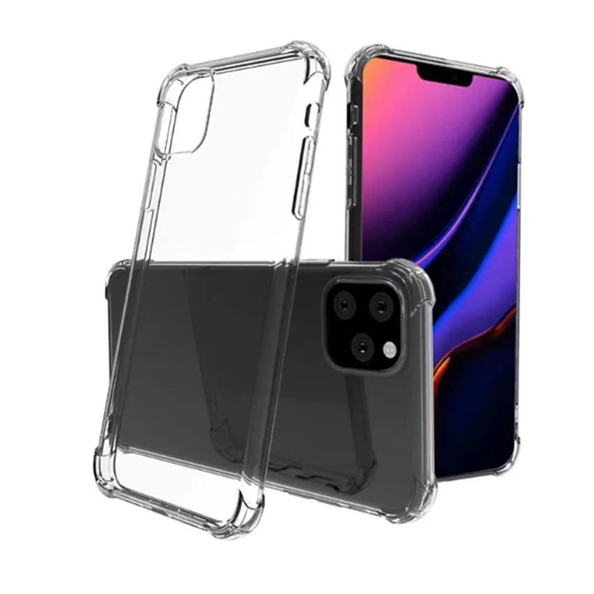 Ударопрочный прозрачный чехол из TPU для телефона ip 11 Pro XS Max SE 2 XR X 8 7 6 6S Plus ультра