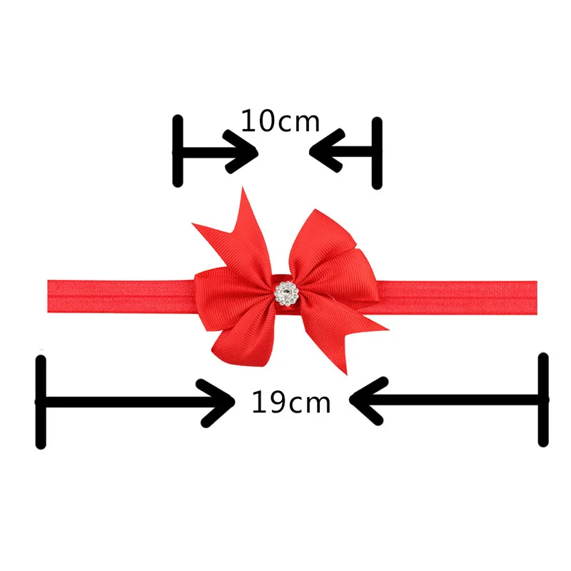 

3PCS Fashion Lovely Girls Unicorn Party Ribbon Bow with Rhinestone Headband Elastic Hair Bands Hair Wear Hair Accessories