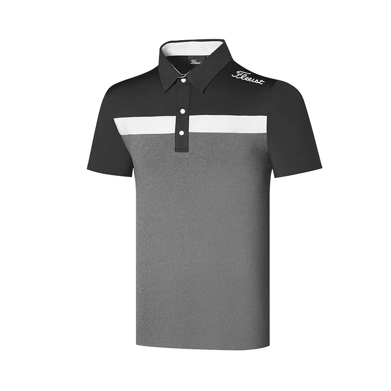

2021 одежда для гольфа, мужская летняя спортивная рубашка, дышащая футболка сухого кроя, мужская рубашка-поло, одежда для гольфа