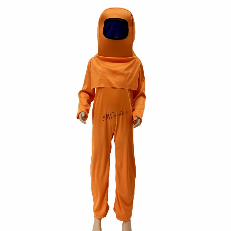 

Anime Game Cosplay Costume New 2021 Crewmate Impostor Kids Children Halloween Party Suit Jumpsuit