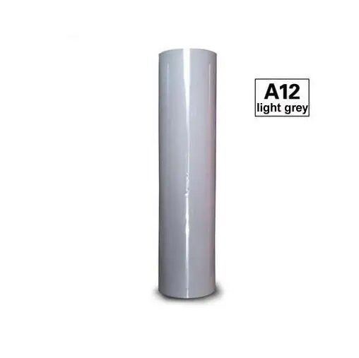 light grey 1 лист 30 см х 25 см липкая задняя ПВХ теплопередача виниловая термопресс машина футболка Железная на HTV печать - Цвет: light grey