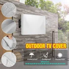 Водонепроницаемый чехол для наружного телевизора защита экрана телевизора пылезащитный чехол для телевизора Оксфорд чехол для телевизора 30-58 дюймов универсальные пылезащитные чехлы