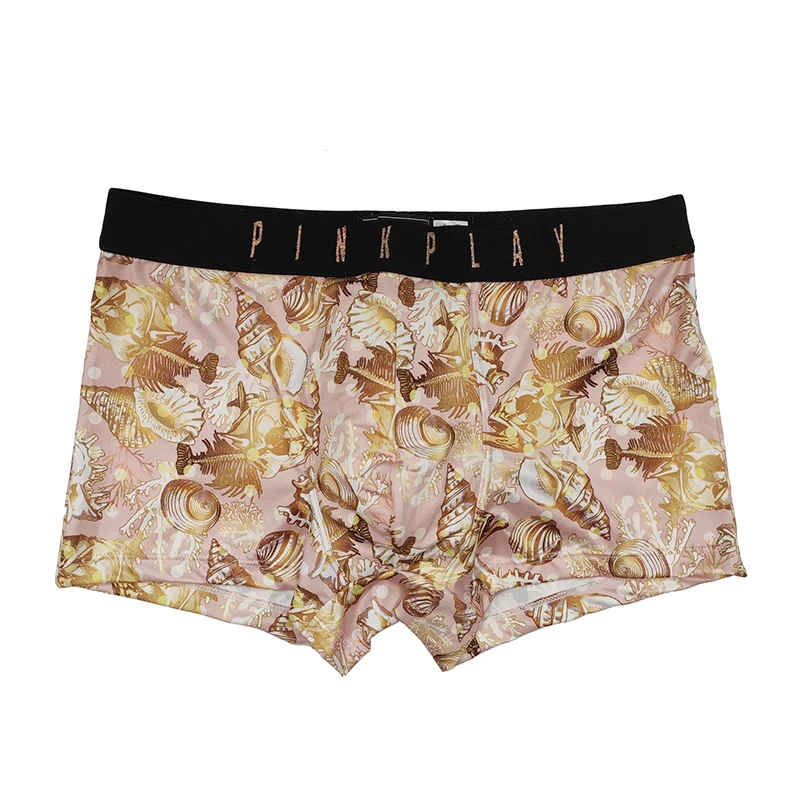 

New Fashion Printing Underpants Men's Sexy Boxer Low Waist Comfortable Boxer Hot Male Retro Panties Mens Boxers Briefs
