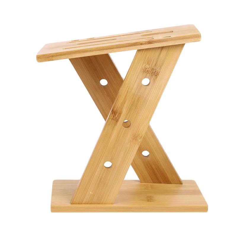 Modern Kitchen Bamboo Tool Holder Knife Rack Portable Creative Z Shape Knives Storage Wood Stand Blocks | Дом и сад