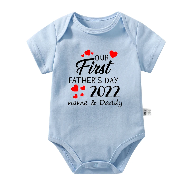 Индивидуальное Имя наш первый отец день 2022 папа и дочь сын семейный костюм для
