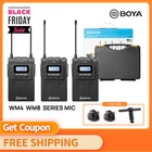 Внешний беспроводной микрофон BOYA WM4 Pro K2 K 1, всенаправленный петличный микрофон для ENG EFP DV DSLR