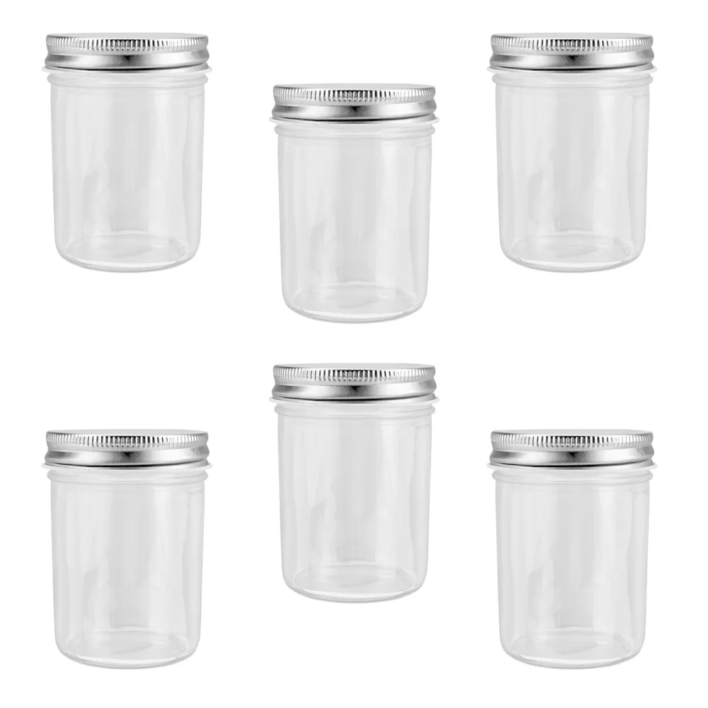 6 шт. герметичный контейнер для хранения меда банки икры джема стеклянная бутылка