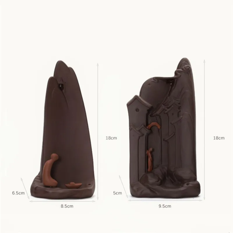 Керамическая курильница для благовоний с обратным потоком подставка из