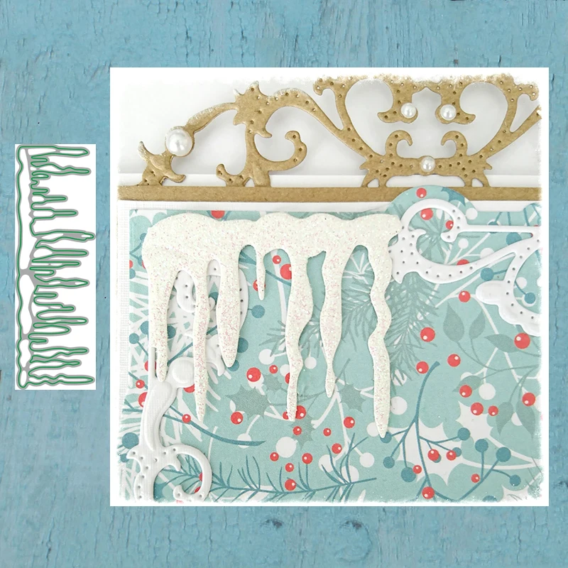

LLove CCraft Metal cutting dies craft cut mold snow border Scrapbook paper craft knife mould blade punch stencils dies