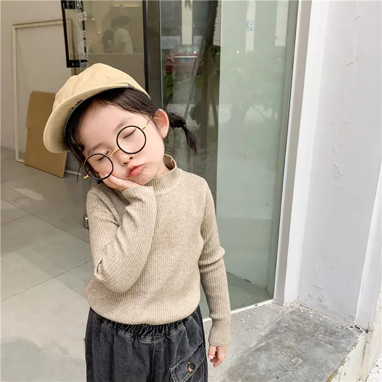 2019 г. Осенне-зимняя одежда для мальчиков и девочек 5 цветов Свитера детей