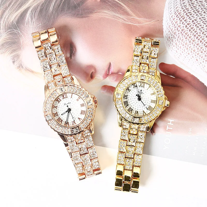 Montre femme, новинка, женские часы, стразы, женский браслет, наручные часы, женские модные часы, женские аналоговые кварцевые часы из сплава, BM207