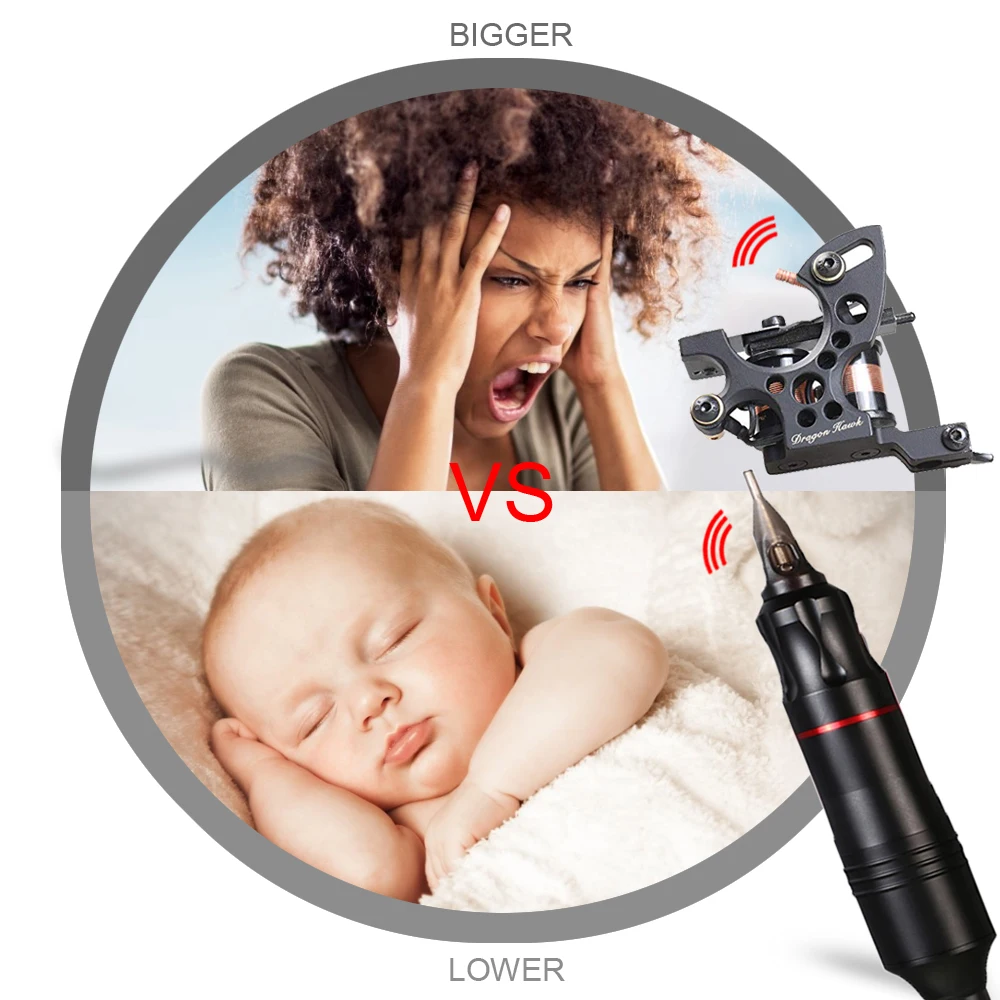 Ротационная тату-ручка профессиональная машинка для перманентного макияжа