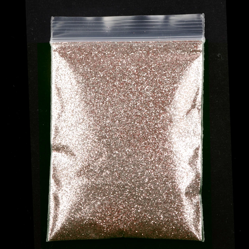 Блестящий Порошок для ногтей цвета розового золота 10 г размер 0 2 мм блестящие