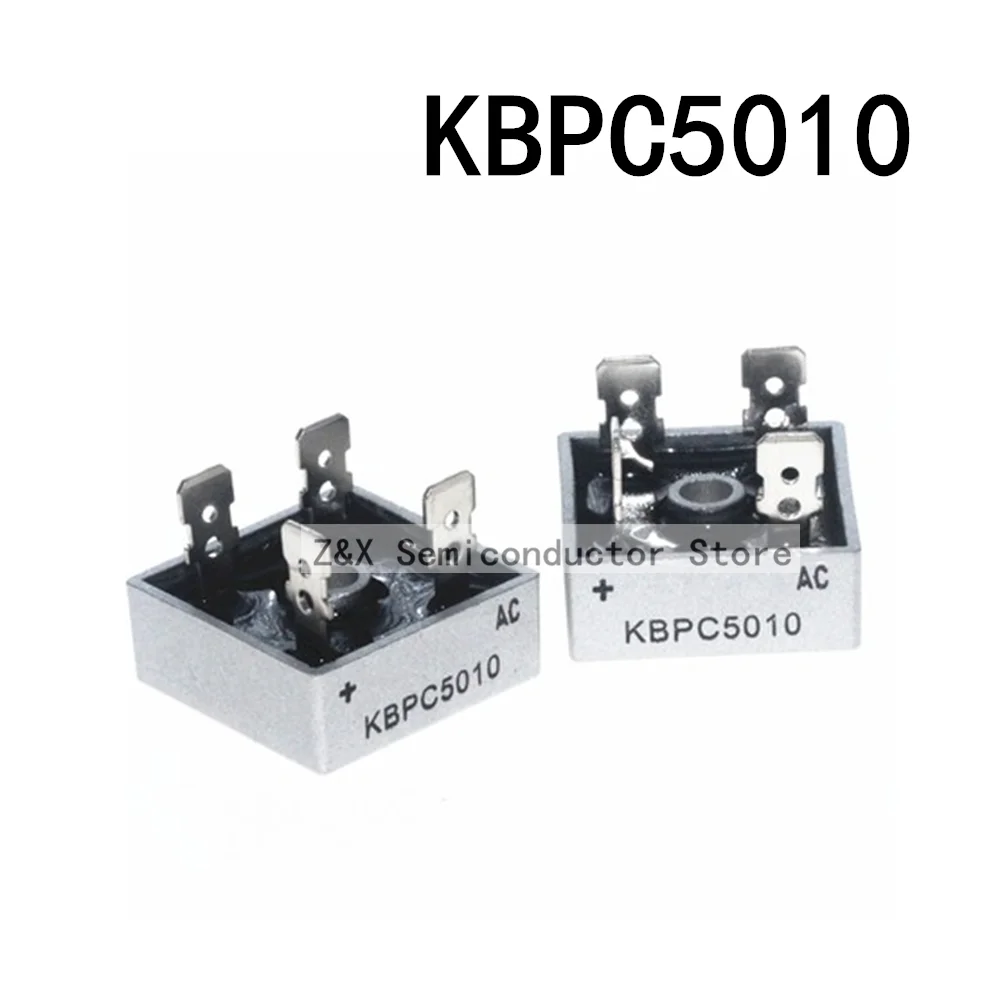 2 шт KBPC5010 50A 1000 В диодный мост выпрямитель kbpc5010 |