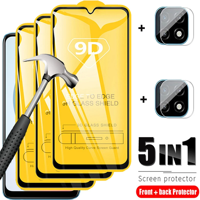 Protector de pantalla para Realme C 21 21C vidrio protector pantalla realme-c21 Oppo pel&iacute;cula de c&aacute;mara cristal templado realmi c21 cristal templado para Realme c21-0