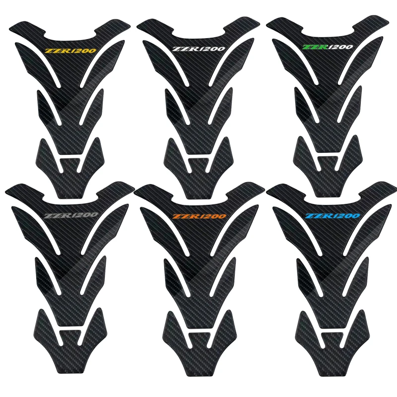 3D защитная накладка на бак мотоцикла наклейки из углеродного волокна чехол для